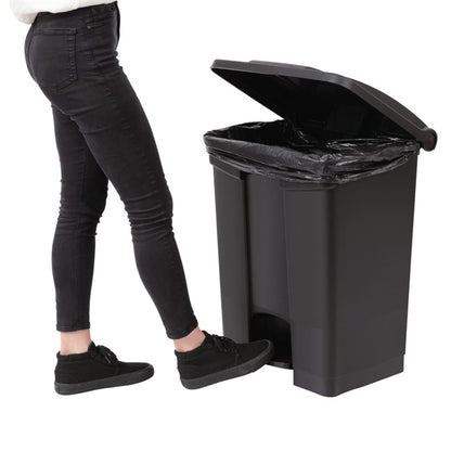 Jantex Kitchen Pedal Bin Black 65Ltr PAS-CW723