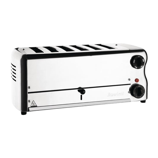 Rowlett Esprit 6 Slot Toaster Chrome with Elements & Sandwich Cage PAS-CH185-A