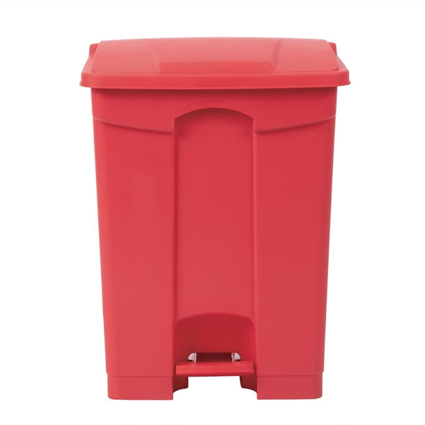 Jantex Kitchen Pedal Bin Red 65Ltr PAS-DC710