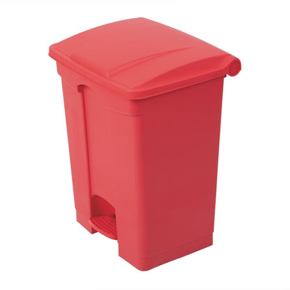 Jantex Kitchen Pedal Bin Red 65Ltr PAS-DC710