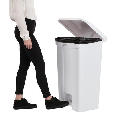 Jantex Kitchen Pedal Bin White 87Ltr PAS-DC713