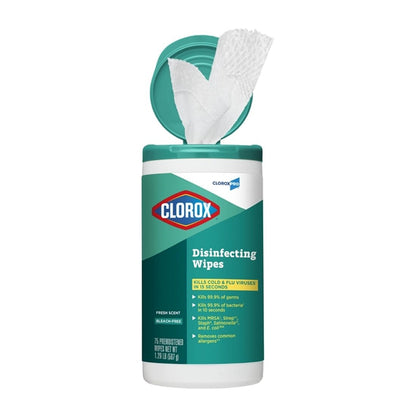 Clorox disinfecting wipes fresh scent 75ct PAS-DD475