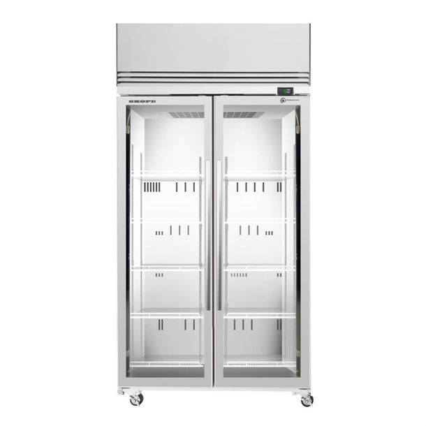 SKOPE ActiveCore 2 Glass Door Upright Display or Storage Freezer - 896Ltr PAS-DD541