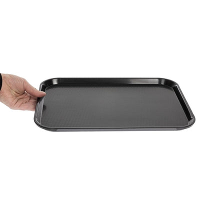 Cambro Polypropylene Fast Food Tray Black 410mm PAS-DE312