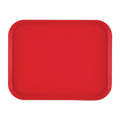 Cambro Polypropylene Fast Food Tray Red 410mm PAS-DM800