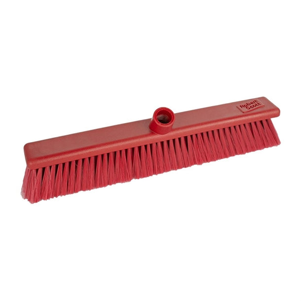 Jantex Soft Washable Broomhead Red 457mm PAS-DN833