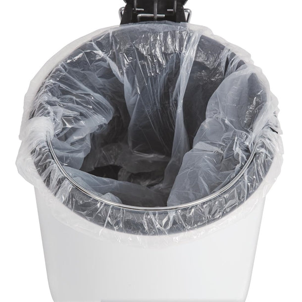 Bolero Pedal Bin White 5Ltr PAS-DP038