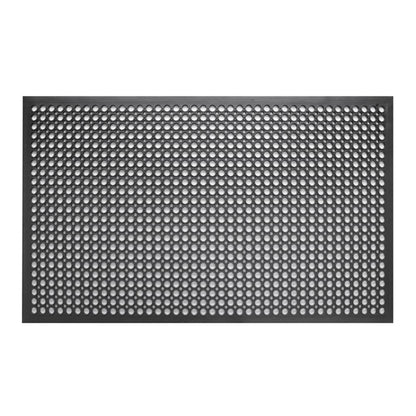 Jantex Rubber Anti Fatigue Anti Slip Floor Safety mat Black 1500 x 900mm PAS-DP206