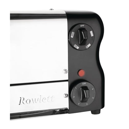 Rowlett Esprit 6 Slot Toaster Jet Black with Elements & Sandwich Cage PAS-CH187-A