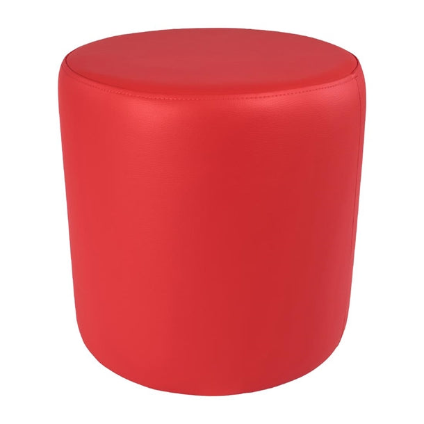 Furnlink Durafurn Ottoman Round - Red PAS-DU033