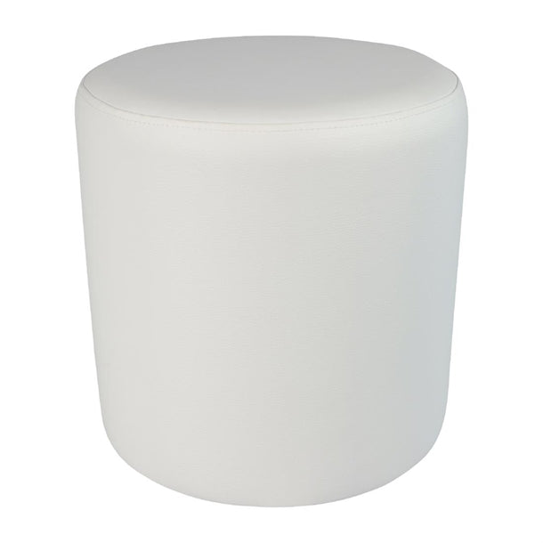 Furnlink Durafurn Ottoman Round - White PAS-DU034