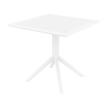 Furnlink Siesta Sky Table 80 - White PAS-DU044