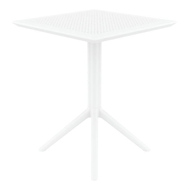 Furnlink Siesta Sky Folding Table 60 Square - White PAS-DU054