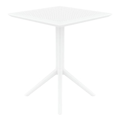 Furnlink Siesta Sky Folding Table 60 Square - White PAS-DU054