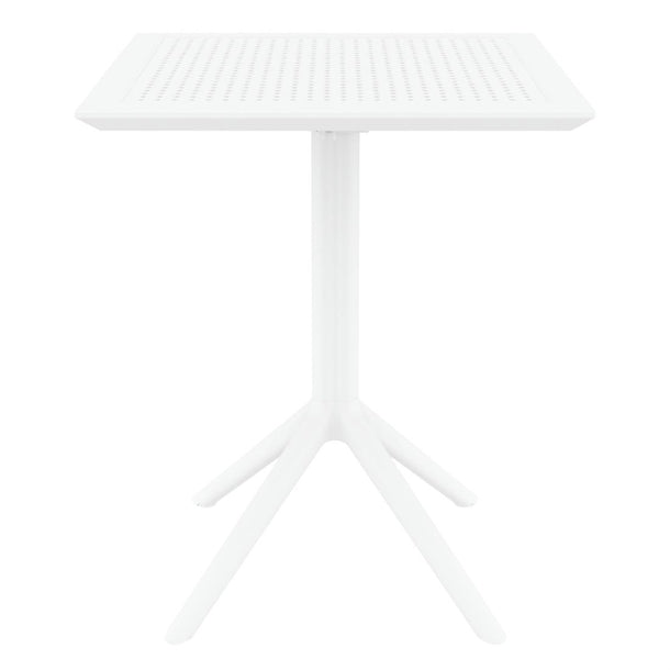 Furnlink Siesta Sky Folding Table 60 Square - White PAS-DU054