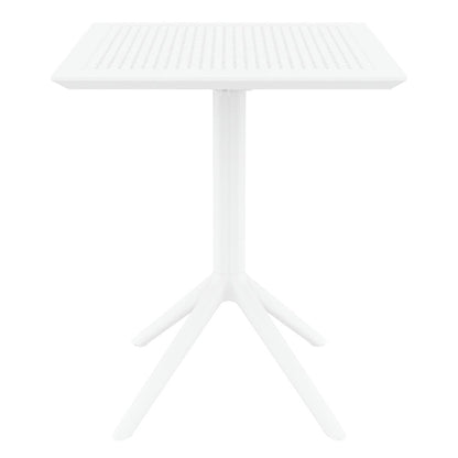 Furnlink Siesta Sky Folding Table 60 Square - White PAS-DU054