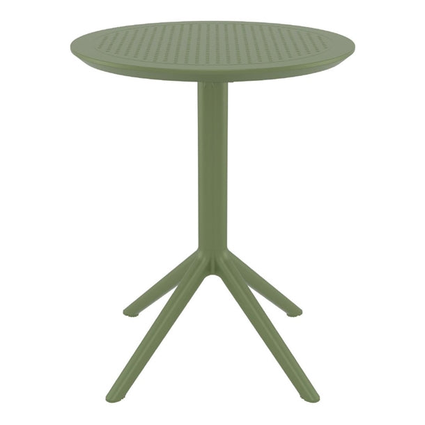 Furnlink Siesta Sky Folding Table 60 Round - Olive Green PAS-DU057