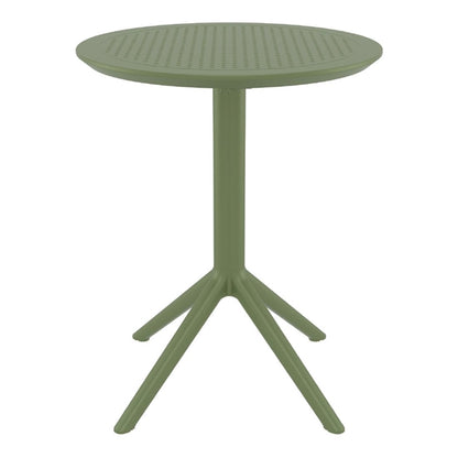 Furnlink Siesta Sky Folding Table 60 Round - Olive Green PAS-DU057