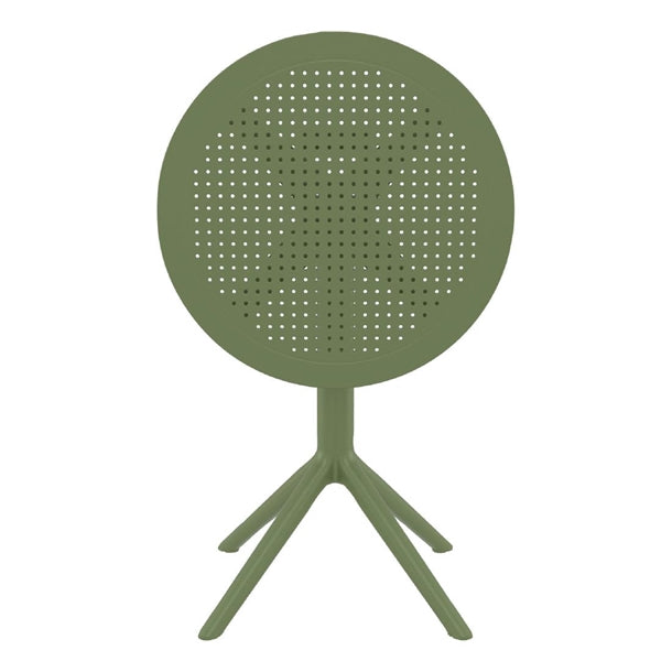 Furnlink Siesta Sky Folding Table 60 Round - Olive Green PAS-DU057