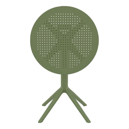 Furnlink Siesta Sky Folding Table 60 Round - Olive Green PAS-DU057