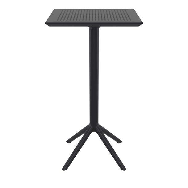 Furnlink Siesta Sky Folding BAR Table 60 Square - Black PAS-DU061