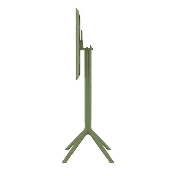 Furnlink Siesta Sky Folding BAR Table 60 Square - Olive Green PAS-DU062