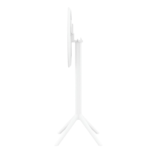 Furnlink Siesta Sky Folding BAR Table 60 Round - White PAS-DU069