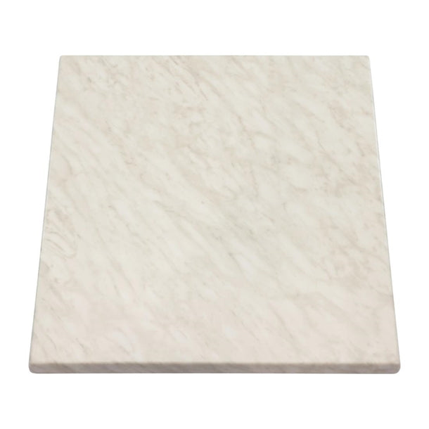 Furnlink Werzalit Square Duratop 800mm - Marble PAS-DU145