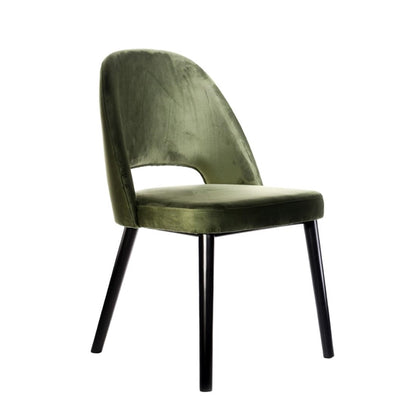 Furnlink Durafurn Semifreddo Chair - Black Legs/Avocado Velvet PAS-DU173