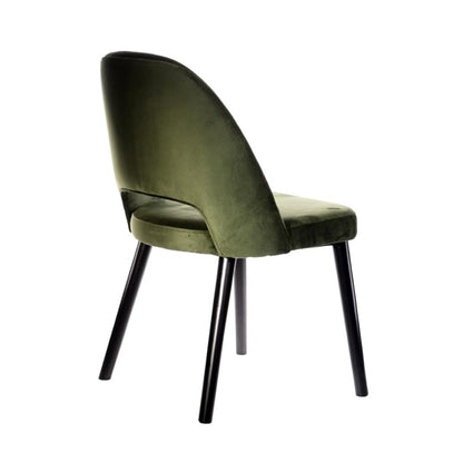 Furnlink Durafurn Semifreddo Chair - Black Legs/Avocado Velvet PAS-DU173