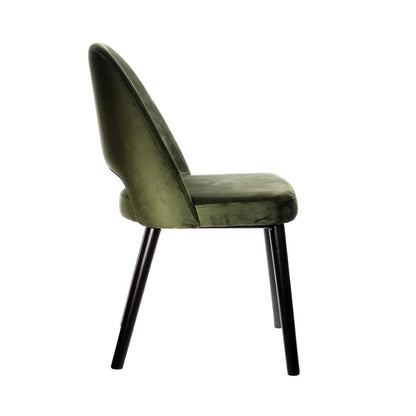 Furnlink Durafurn Semifreddo Chair - Black Legs/Avocado Velvet PAS-DU173