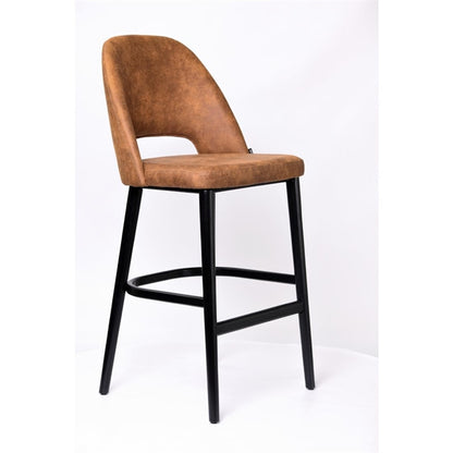 Furnlink Durafurn Semifreddo Stool - Black Legs/Tan Fabric PAS-DU191