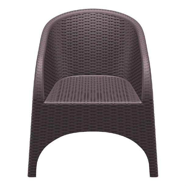 Furnlink Siesta Aruba Armchair - Chocolate PAS-DU252