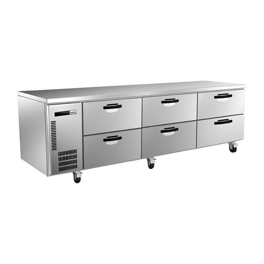 Panasonic Underbench Six Drawer Refrigeration unit - 155Ltr PAS-DU372