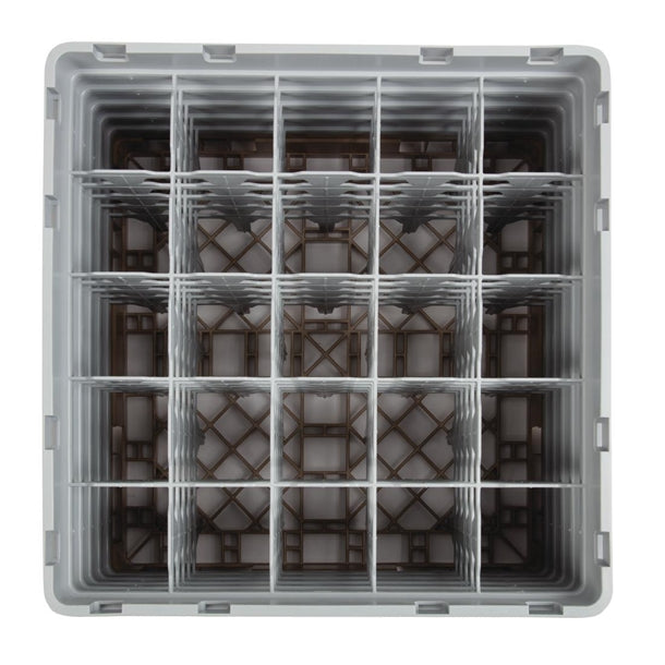 Cambro Camrack Beige 25 Compartments Max Glass Height 257mm PAS-DW556