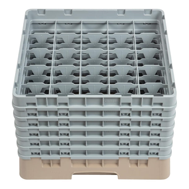 Cambro Camrack Beige 25 Compartments Max Glass Height 298mm PAS-DW557