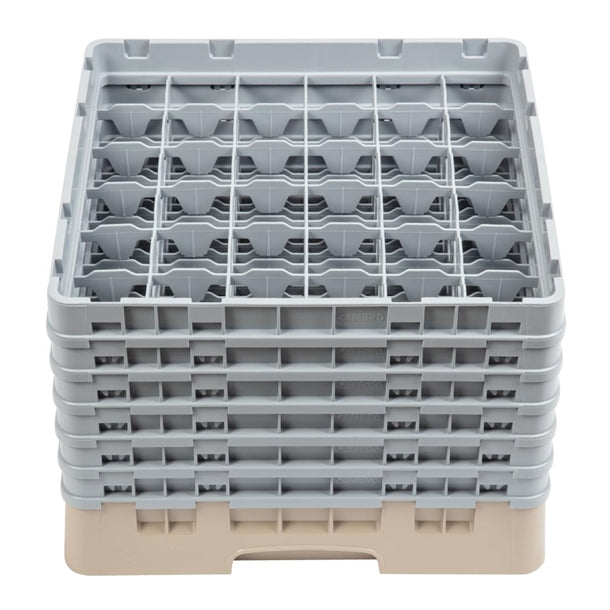 Cambro Camrack Beige 36 Compartments Max Glass Height 298mm PAS-DW560