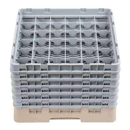 Cambro Camrack Beige 36 Compartments Max Glass Height 298mm PAS-DW560