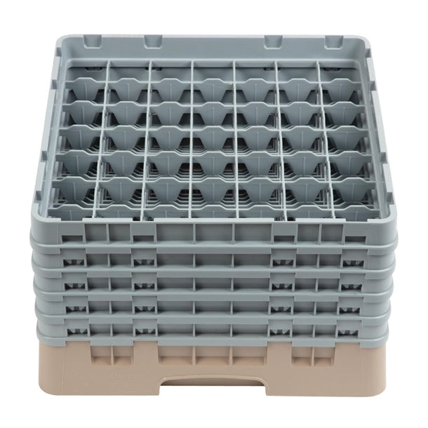 Cambro Camrack Beige 49 Compartments Max Glass Height 257mm PAS-DW562