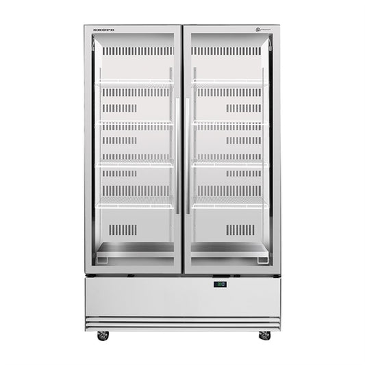 Skope BME ActiveCore Ultra Efficient Vertical Double Glass Door Chiller PAS-DW958