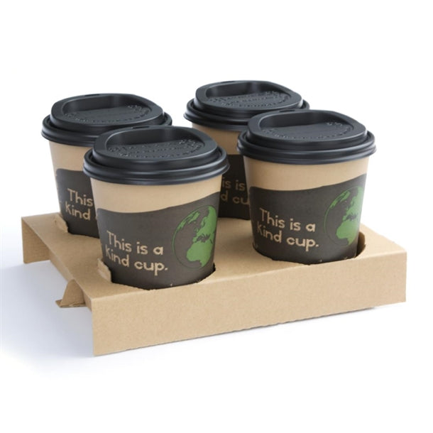 Fiesta Compostable Coffee Cups Double Wall 355ml / 12oz (Pack of 500) PAS-DY987