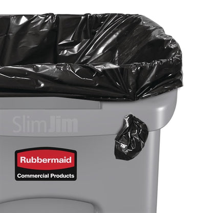 Rubbermaid Slim Jim Container with Venting Channels Grey 60Ltr PAS-F603