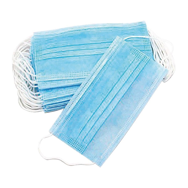 Disposable Face Masks 3 Ply Blue (Pack of 50) PAS-FK529