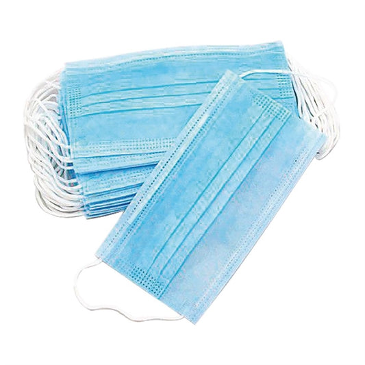 Disposable Face Masks 3 Ply Blue (Pack of 50) PAS-FK529