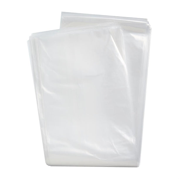 Jantex Kitchen Tidy Food Safe Garbage Bags Clear 27Ltr (Pack of 50) PAS-FL883