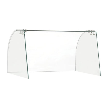 Curved Glass Sneeze Guard Assembly PAS-FT280