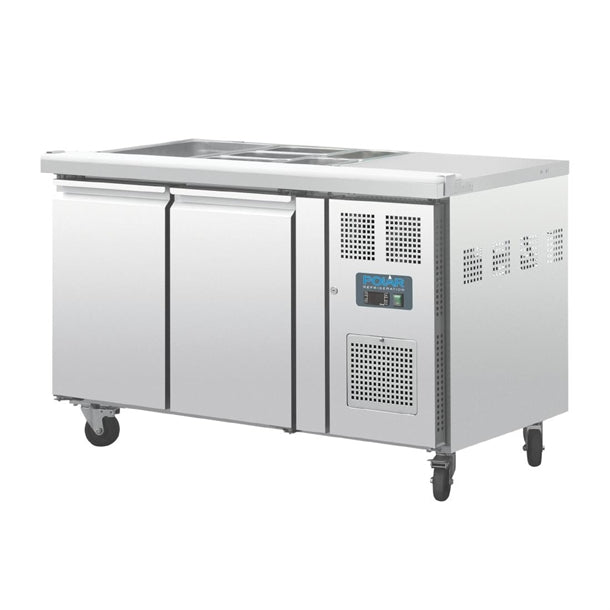 Polar 2 Door Saladette Counter PAS-FT281-A