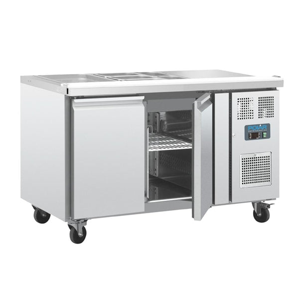 Polar 2 Door Saladette Counter PAS-FT281-A