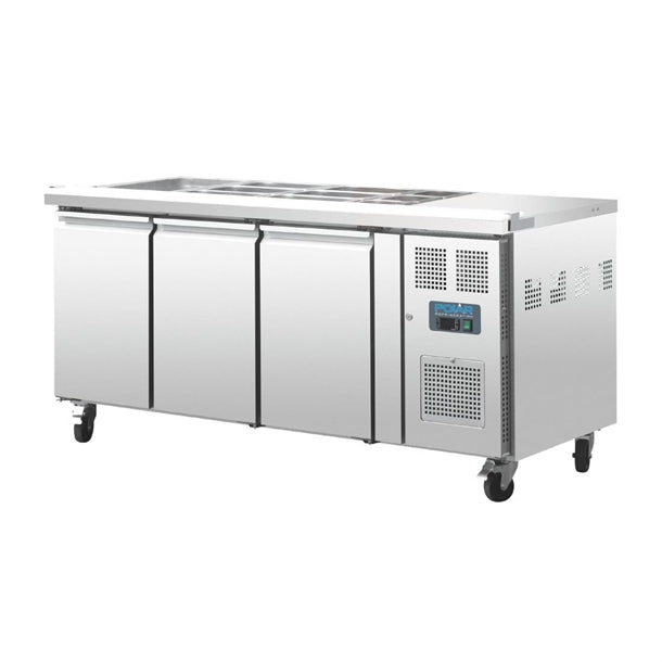 Polar 3 Door Saladette Counter PAS-FT283-A