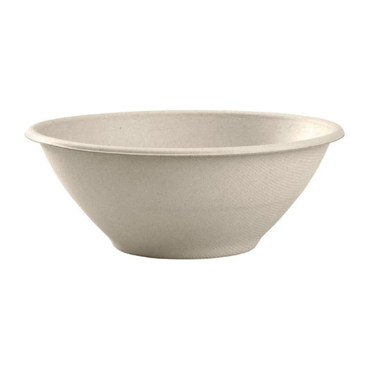 BioPak BioCane Takeaway Bowls Natural 1180ml 40oz (Pack of 400) PAS-FY028